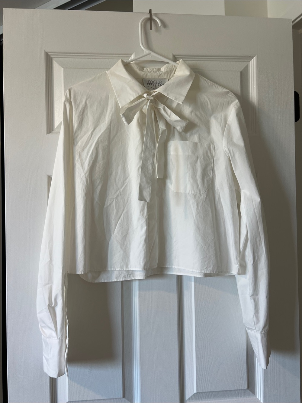 Mare X Anthropologie Cropped Button Down Top